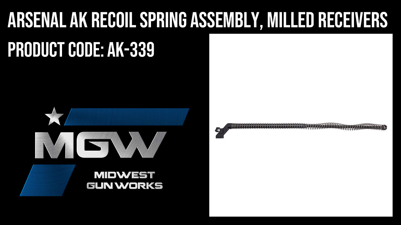 Arsenal AK Recoil Spring Assembly, Milled Receivers - AK-339