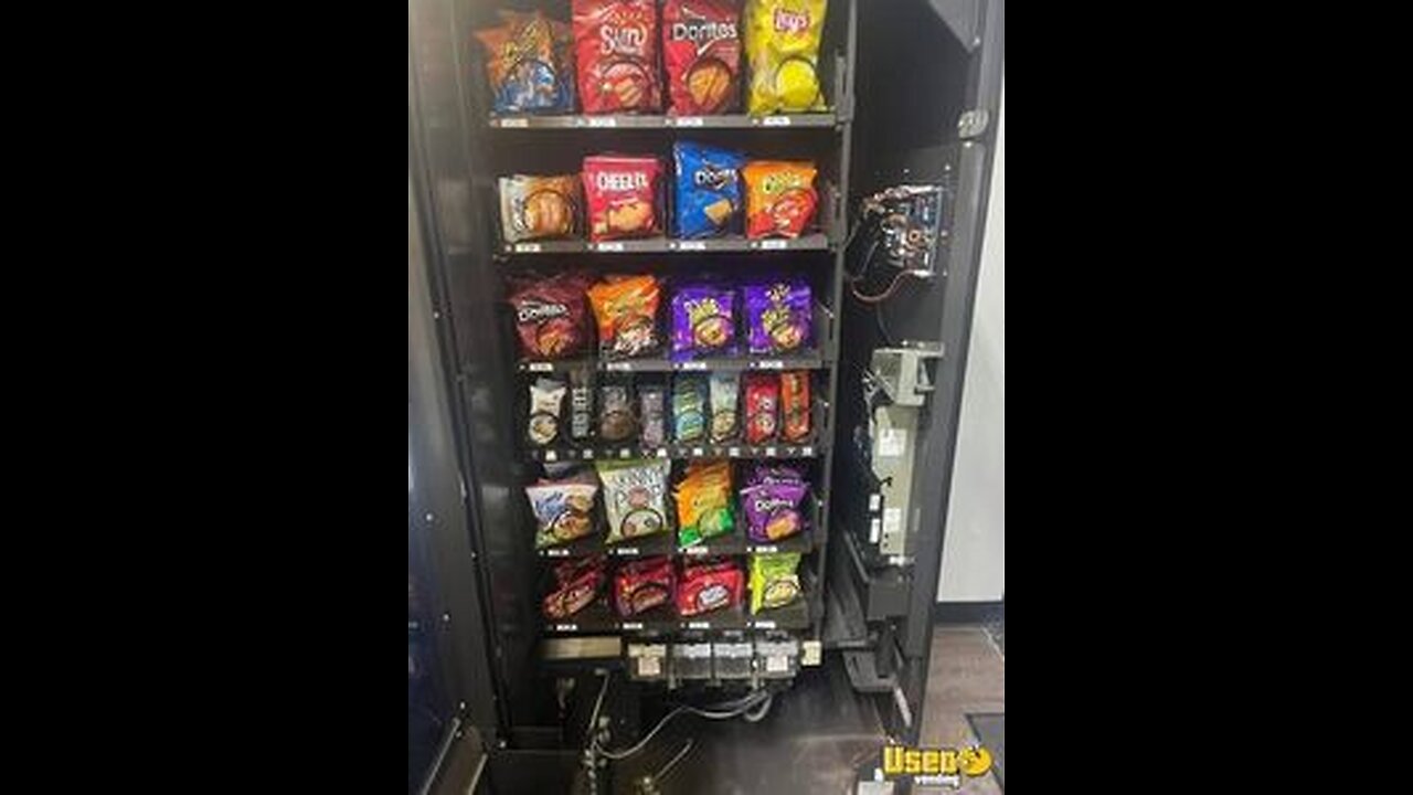 Rowe 5900 Jr Glass Front Snack and Cookie Vending Machine For Sale in Texas!