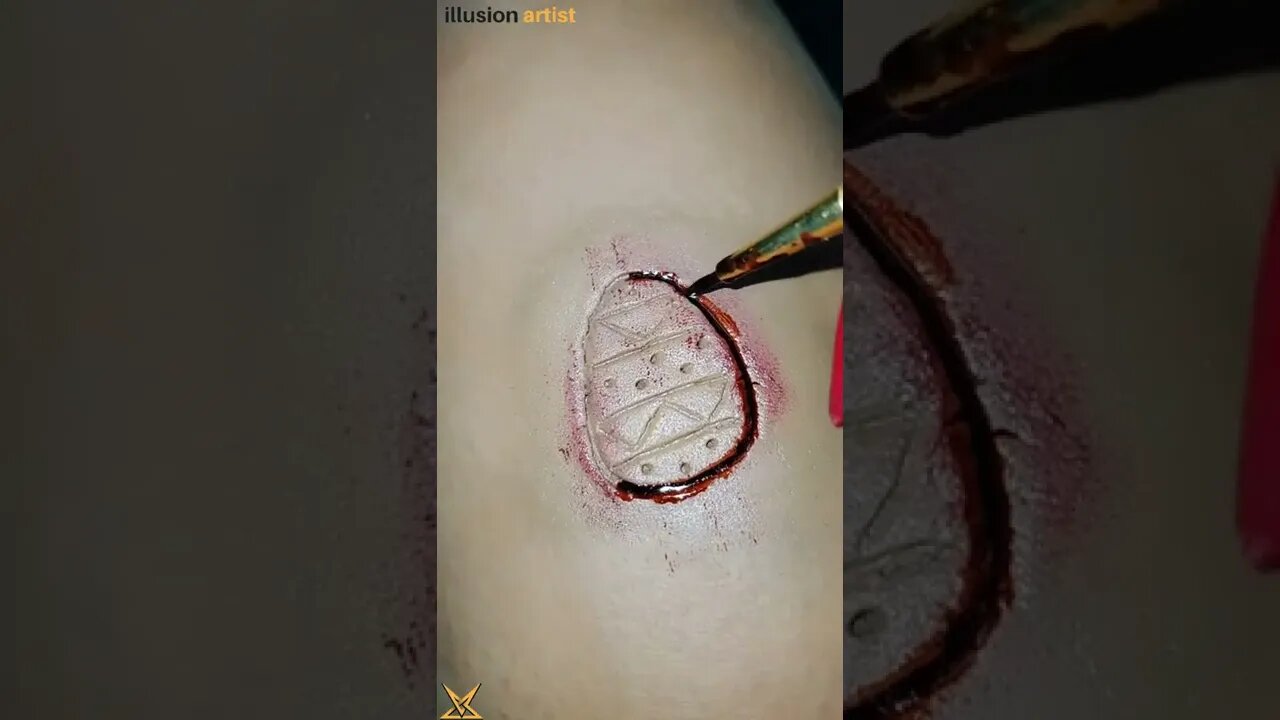 #fakeblood #gore ️ #easter #makeup #ScreamItOut #Q #Quantasticart #shorts