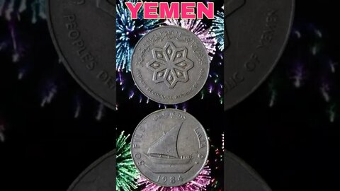 Yemen 50 fils 1984.#shorts #coinnotesz