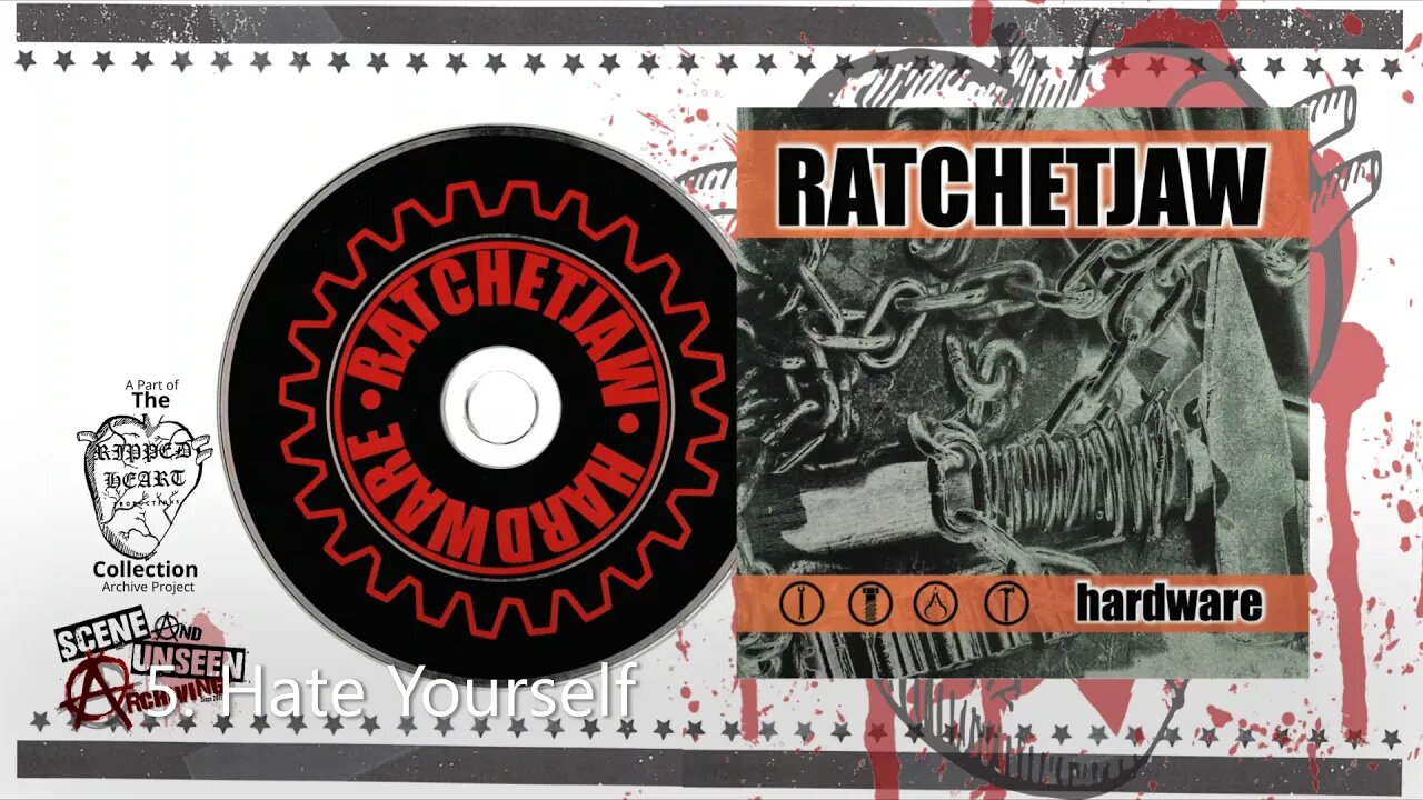 Ratchetjaw 💿 Hardware. Full 2002 10-Track CD. Bay City, Michigan Aggressive Groove Metal