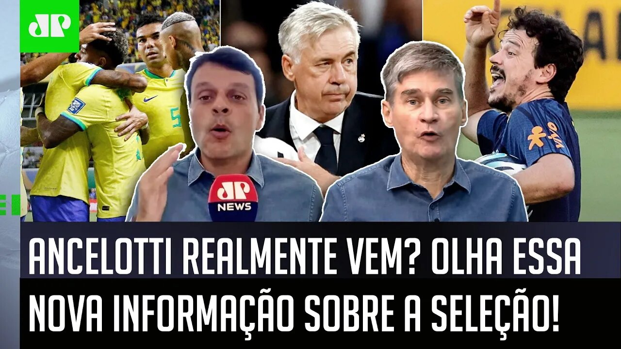 "É INFORMAÇÃO QUENTE! UMA FONTE ME FALOU que o Ancelotti..." OLHA essa NOVIDADE sobre a Seleção!