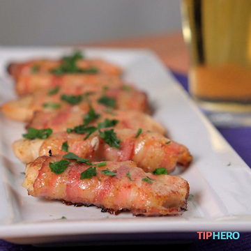 Honey-Glazed Bacon-Wrapped Chicken