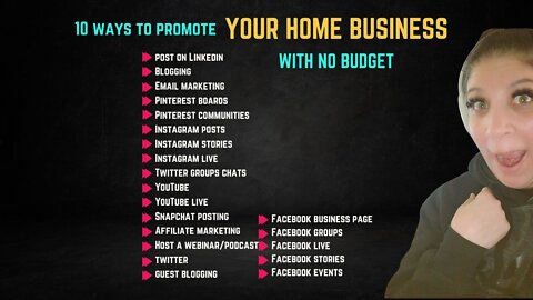 10 ways to promote your home business with no budget