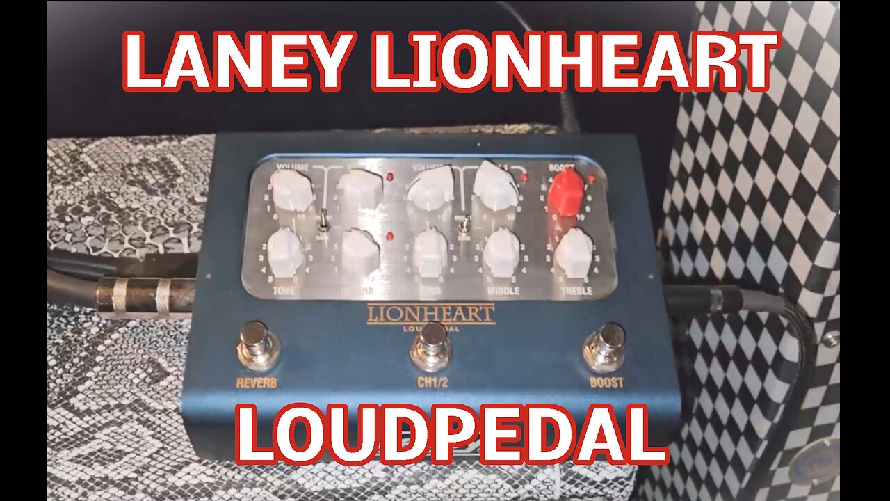 Laney Lionheart-Loudpedal Tom Quayle 60 Watt Pedalboard Amp, Quick Walkthrough