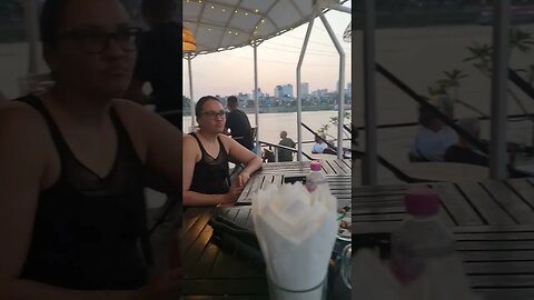 $8 River Cruise Phnom Penh Cambodia 🇰🇭 #shorts #phnompenh #mekong #expat