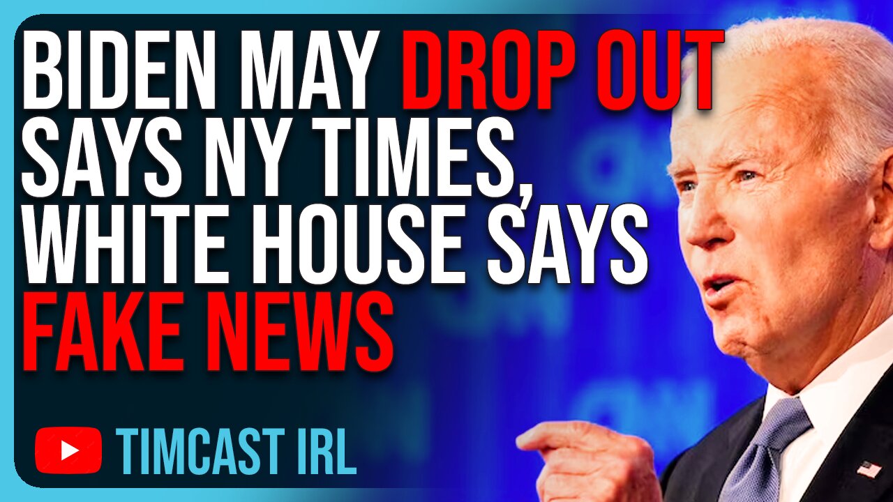 Biden May DROP OUT Says NY Times, White House Says FAKE NEWS