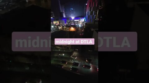 Downtown LA on Saturday Midnight! #shorts