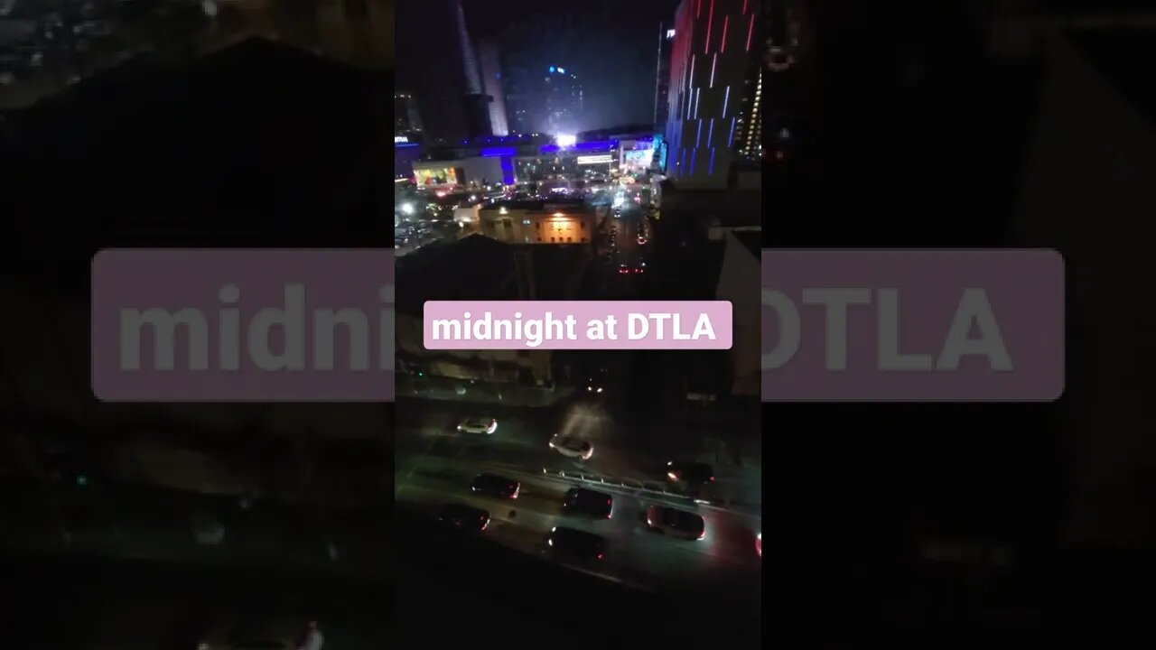 Downtown LA on Saturday Midnight! #shorts