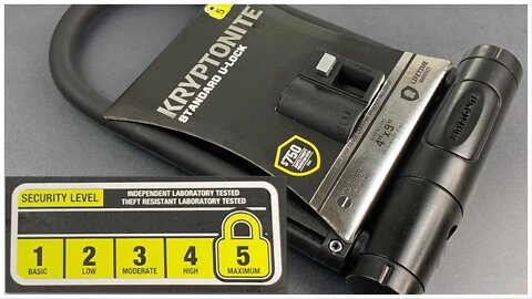 [907] “Maximum” Security or Marketing Hype? Kryptonite Standard U-Lock