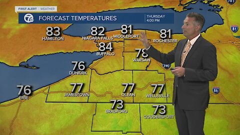 7 First Alert Forecast 5am Update, Thursday, August 5