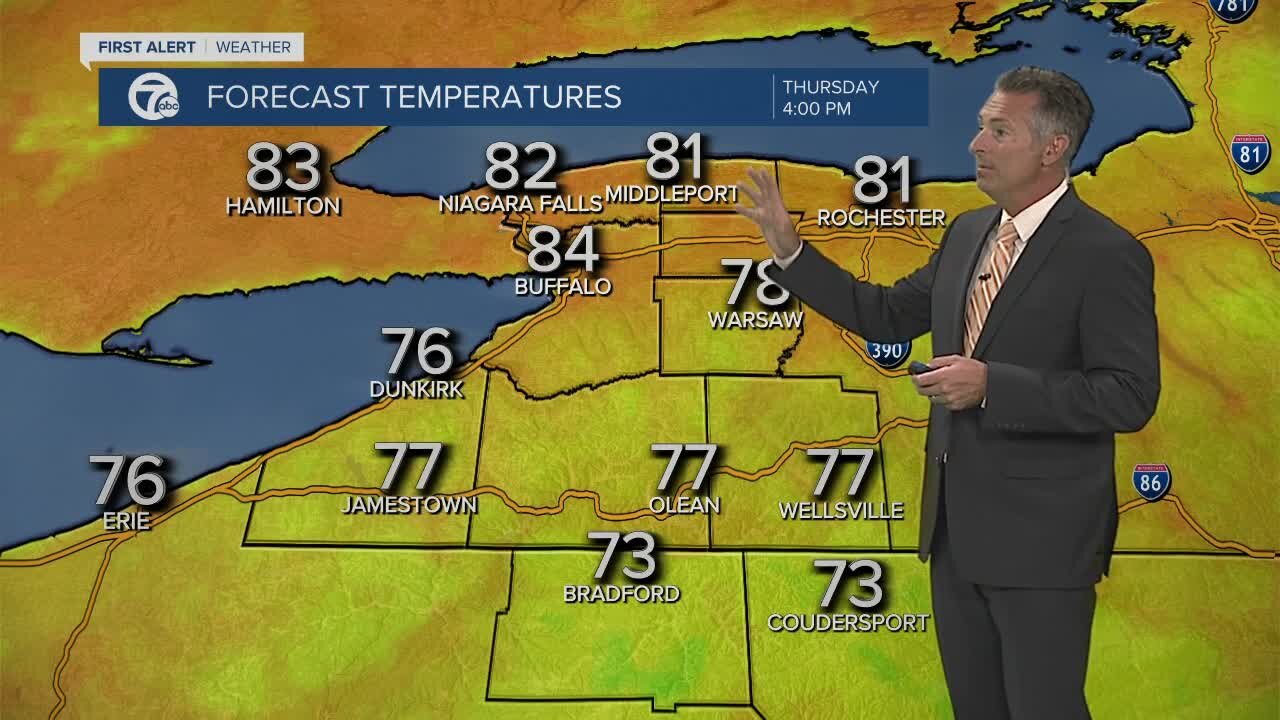 7 First Alert Forecast 5am Update, Thursday, August 5