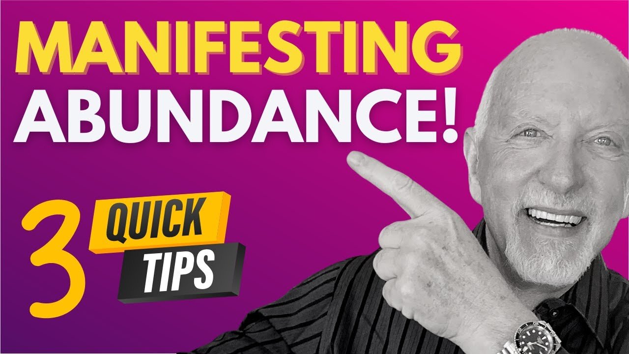 3 Tips For Manifesting Money, Wealth and Abundance with Mark Victor Hansen