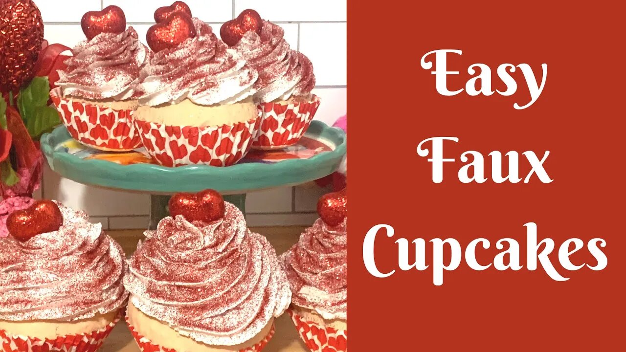 Faux Food: How To Make Faux Cupcakes | How To Make Fake Cupcakes