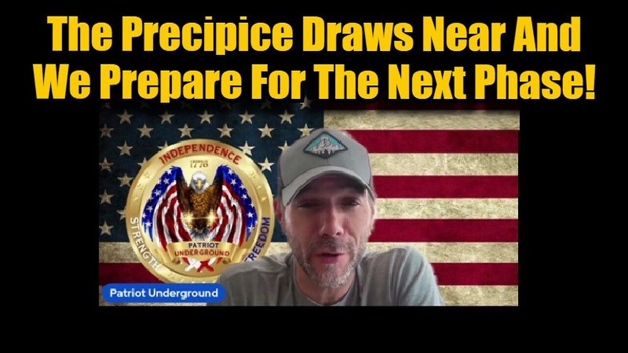 Patriot Underground 11/2/24 - The Precipice Draws Near And We Prepare For The Next Phase!