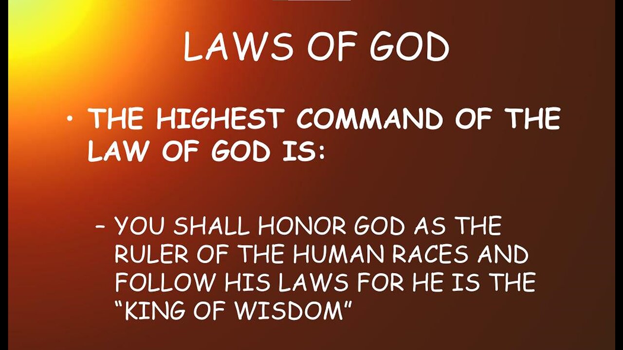 FOLLOW THE COMMANDMENTS LAWS & STATUTES OF GOD OR YOU WILL SUFFER AND DIE!!!!