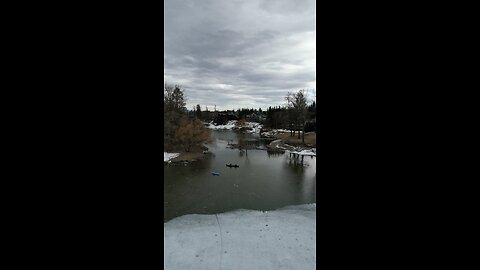 Whitefish Lake in April