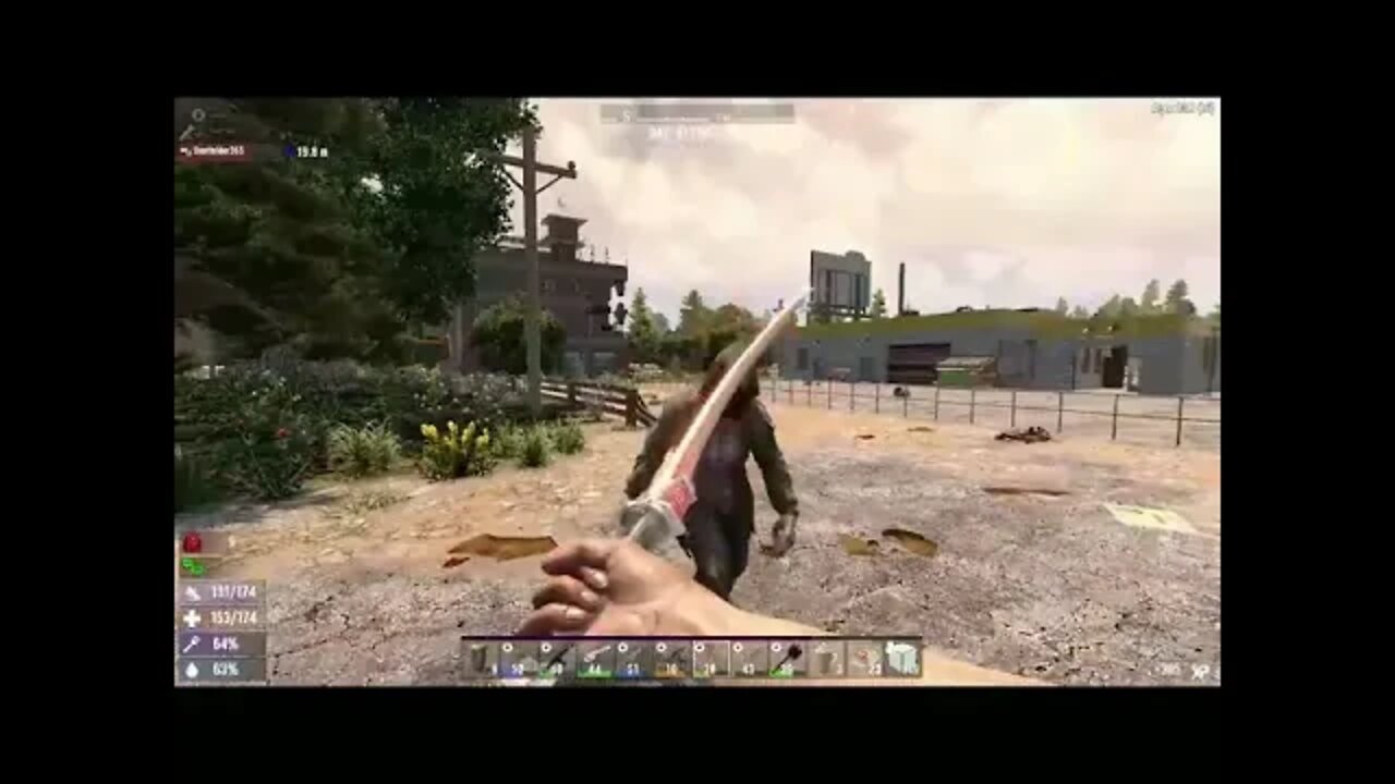 feel the heat of my sword....... - 7 Days To Die