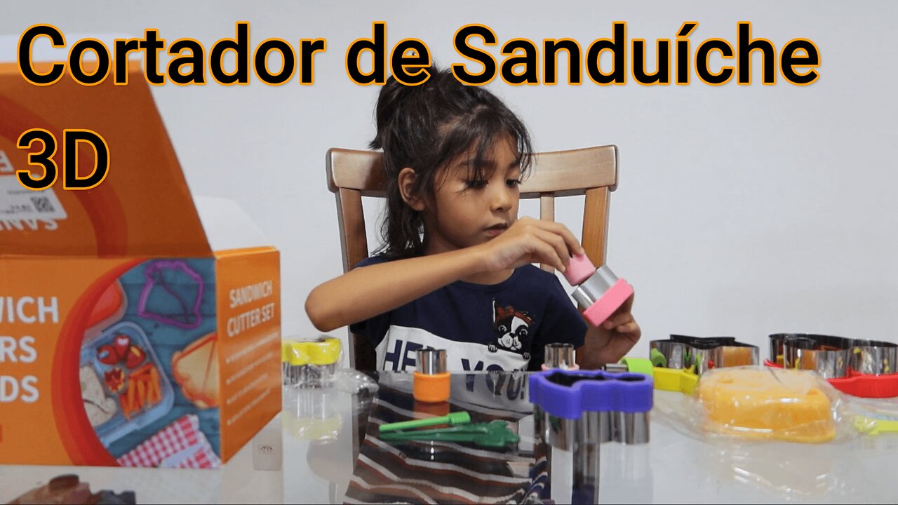 CRIANÇAS APAIXONADAS pelo NOVO CORTADOR de SANDUÍCHE 3D: PÃO + FORMINHA FOFA! #lanche #lancheira