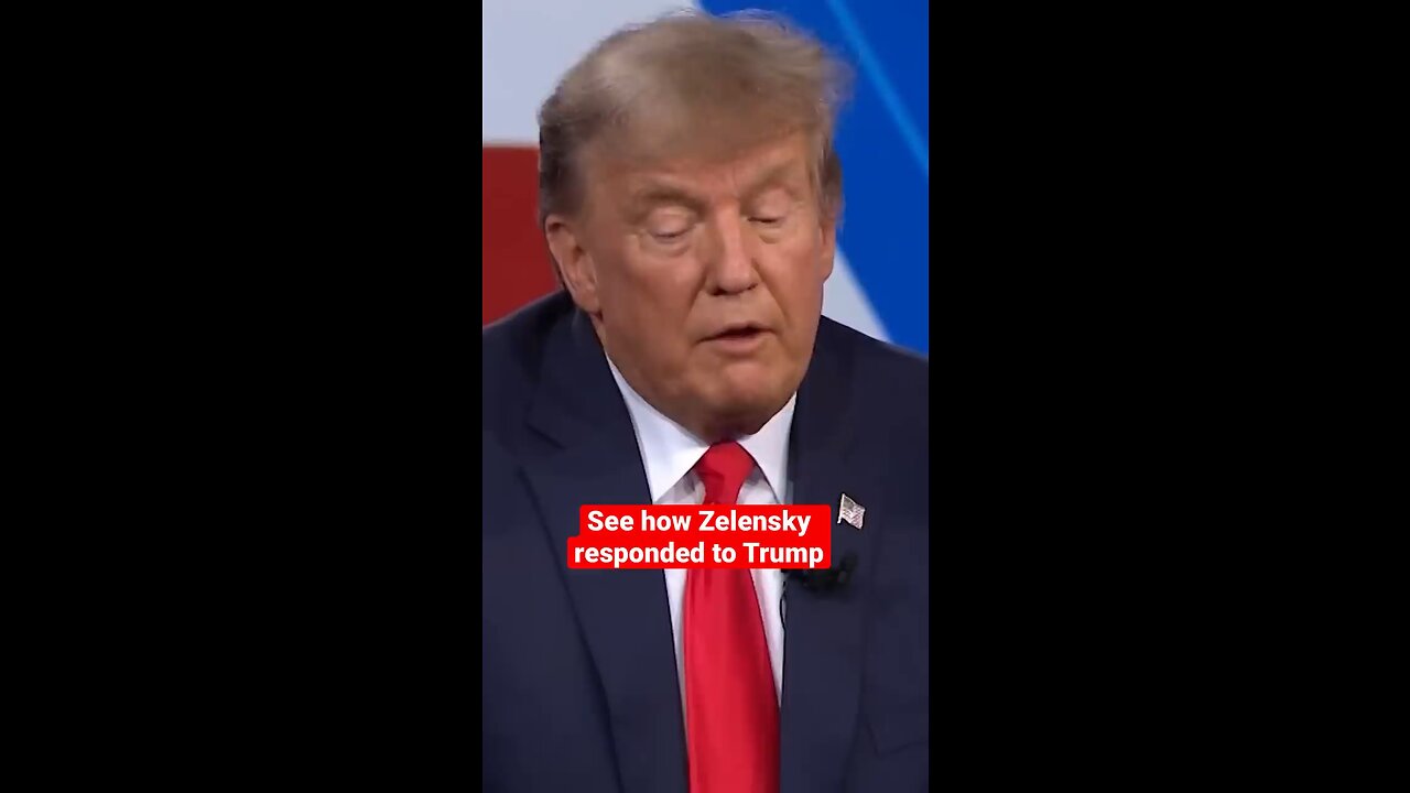 See how zelensky responded to trump’s claim