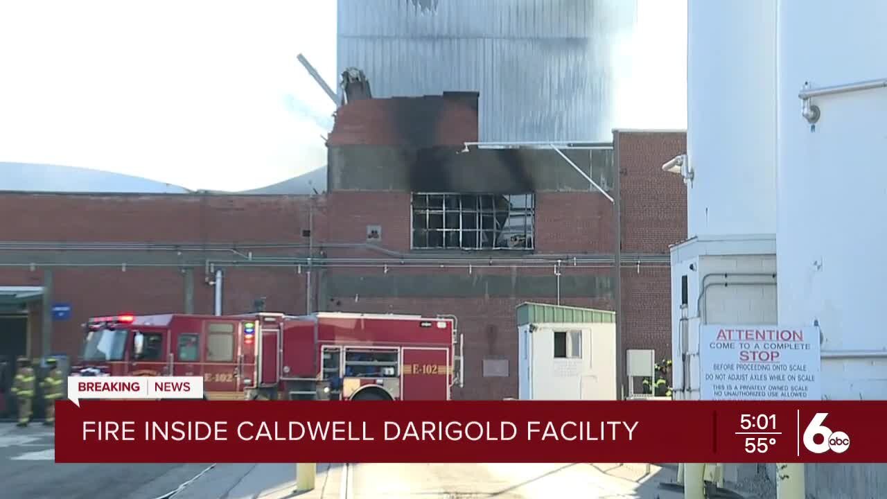 Fire at Darigold plant in downtown Caldwell