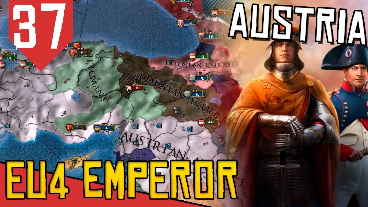 Se ta na Frente é INIMIGO - EU4 Austria #37 [Série Gameplay Português PT-BR]