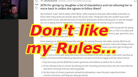 My House My Rules! AITA