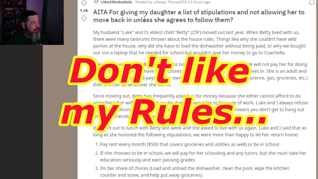 My House My Rules! AITA