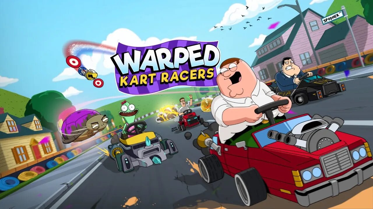 Tap the screen to choose your driver - Warped Kart Racers | Apple Arcade