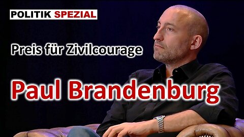 Verleihung des Preises für Zivilcourage 2023 an Dr. Paul Brandenburg