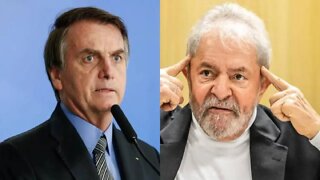 LULA na Frente de Bolsonaro? Nova pesquisa eleitoral mostra o Petista com vantagem