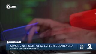 Former Cincinnati police clerk sentenced to one year of probation for unauthorized use of property