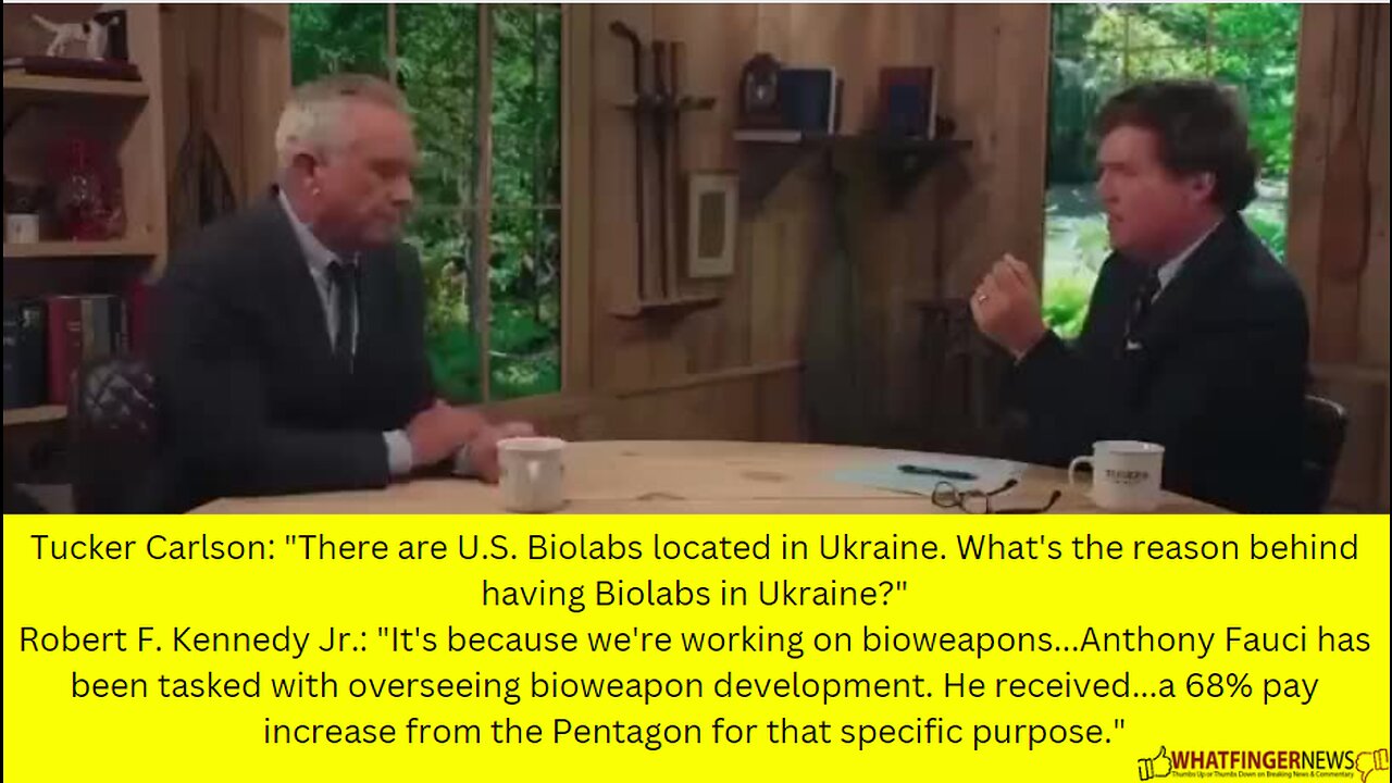 Tucker Carlson: There are U.S. Biolabs located in Ukraine.