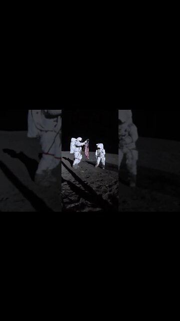 Som ET - 45 - Moon - Apollo 14 - U.S. Flag on the Moon #Shorts