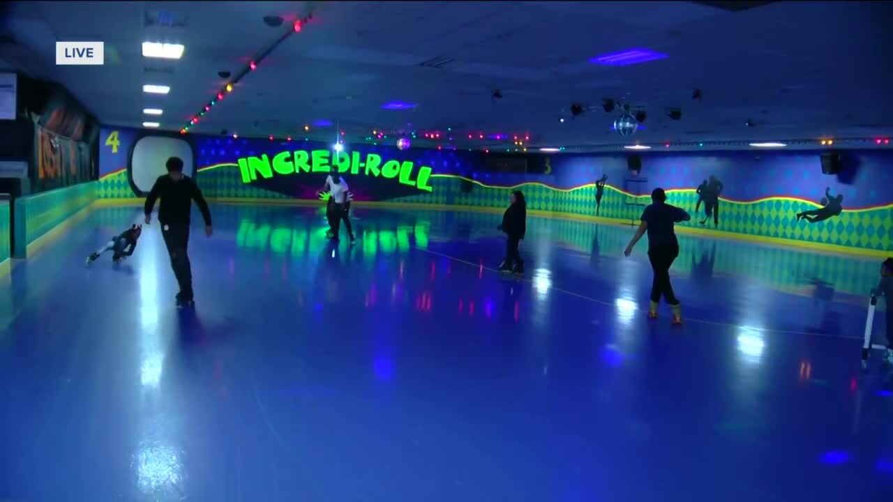 Hanging out at Incredi-Roll Skate & Family Fun Center