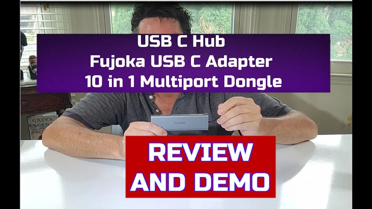 LOVE! Fujoka USB C Adapter, 10 in1 Multiport Adapter Dongle