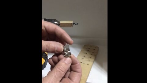 Quick tip on installing shelf pins