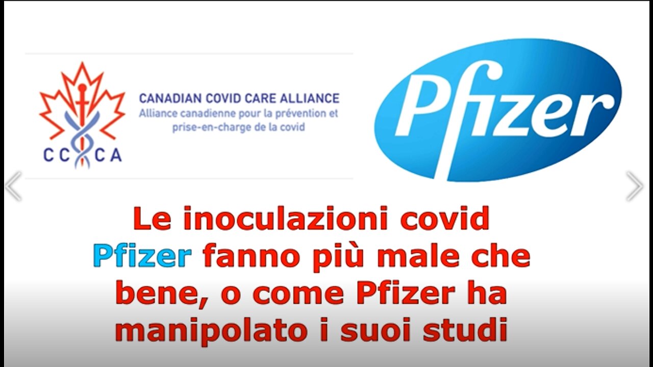 Le inoculazioni covid Pfizer fanno più male che bene, o come Pfizer ha manipolato i suoi studi