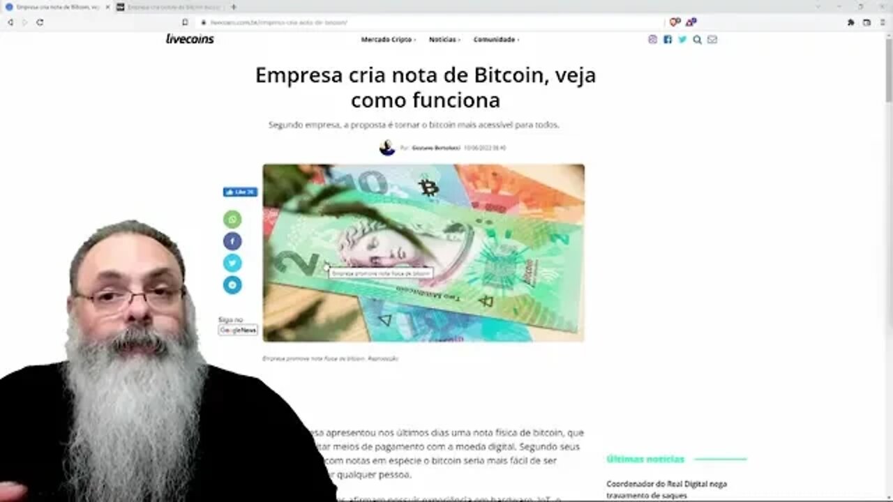 Empresa planeja emitir NOTAS DE BITCOIN, mas será possível fazer isso COM SEGURANÇA