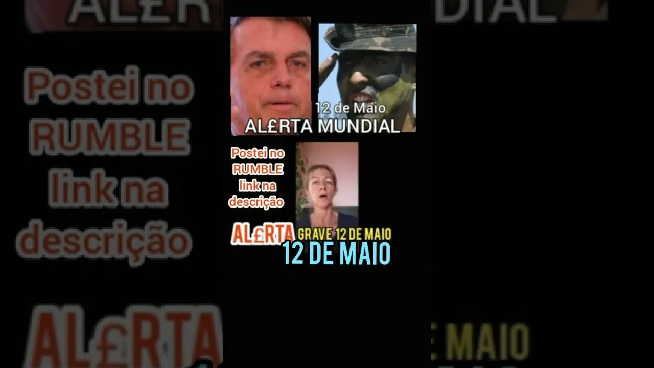 12 DE MAIO! Não tem Perdão para o Mundo. Será igual na CHINA!