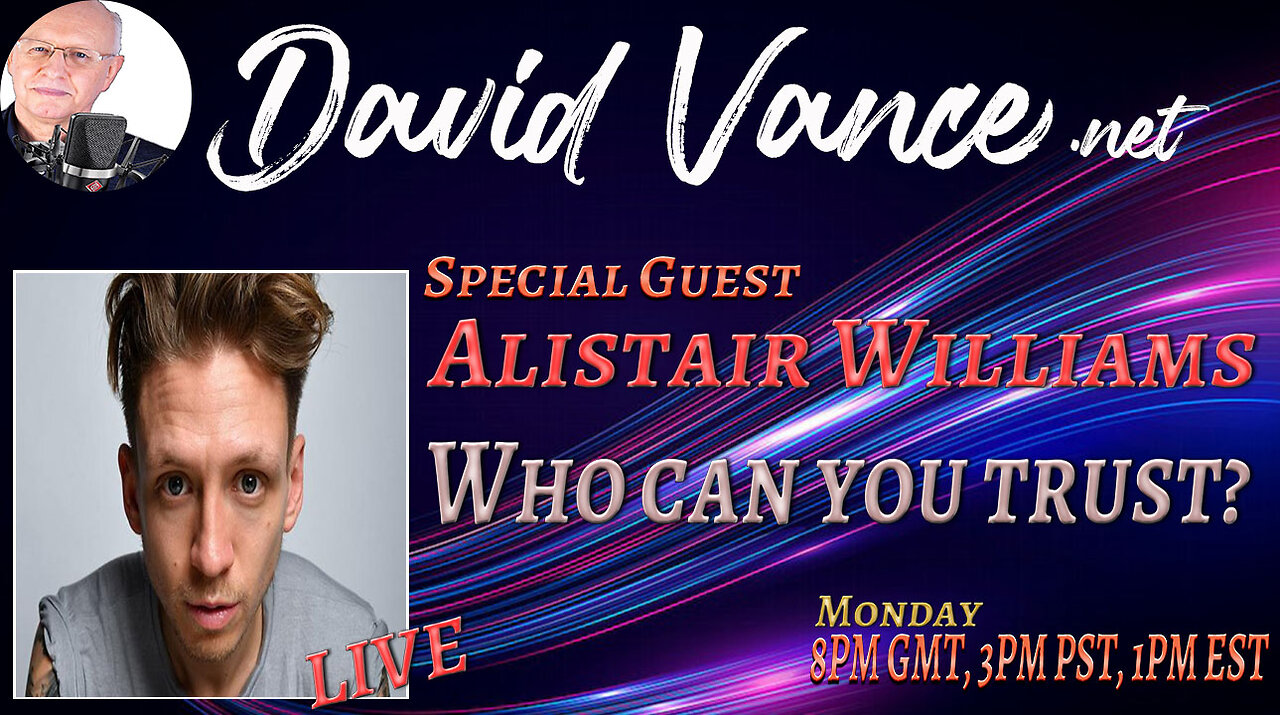 Monday Night LIVE with Alistair Williams!