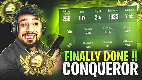 Alhamdullilah Finally New Conqueror ❤️❤️ | PUBG MOBILE