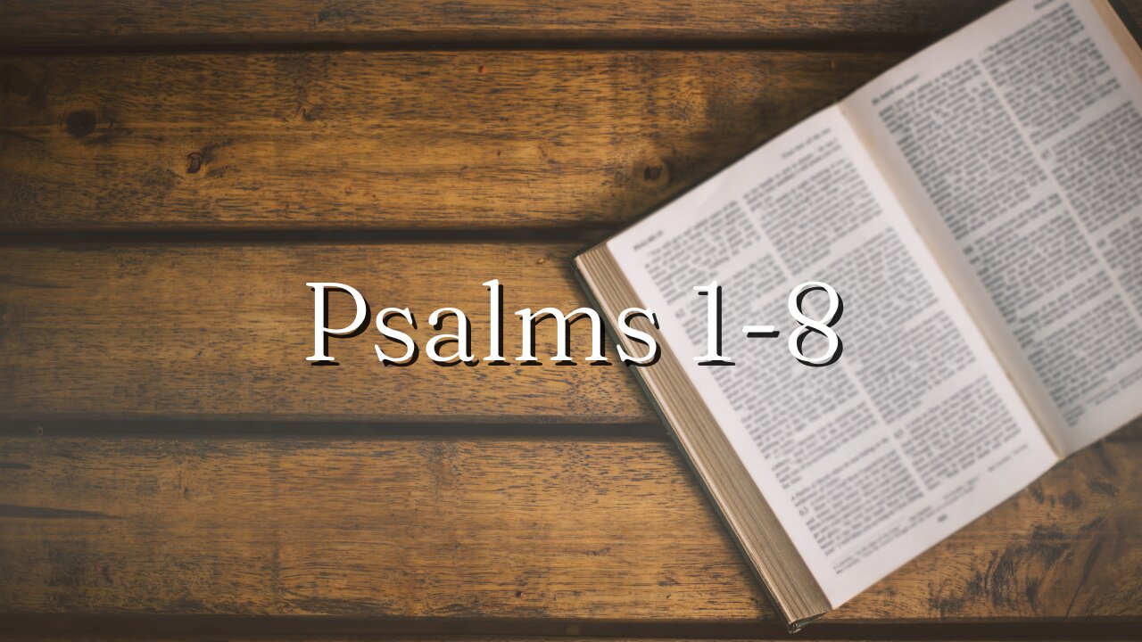 Psalms 1-8 - Pastor Jonathan Shelley | Stedfast Baptist Church