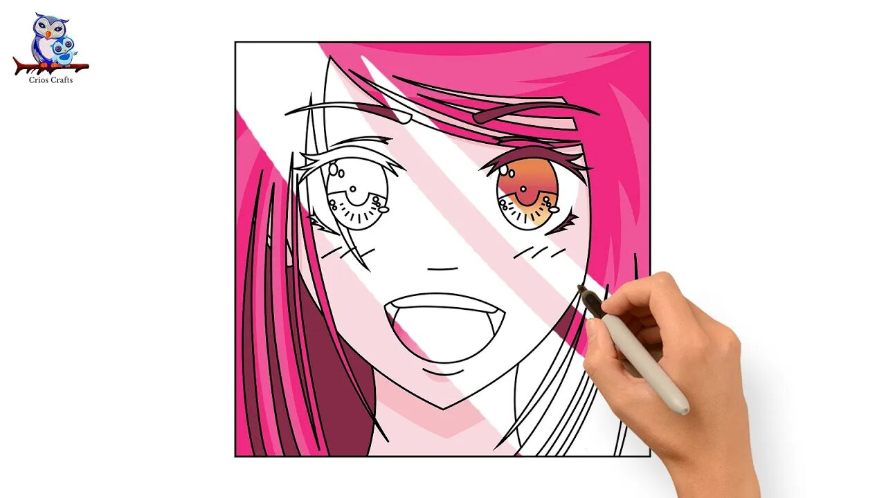 How To Draw Anime Girl Tutorial - DIY Easy Sketch