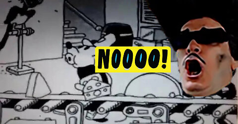 Mickey drills the cheese again