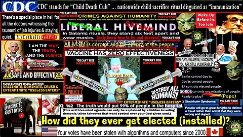Look at all these vax pushing anti vax mockers dying and falling over (please read description)