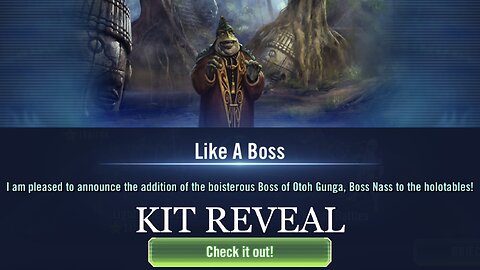 *NEW* Character Boss Nass Kit Reveal | First of the Gungans, Very Support Oriented (Like Mothma)