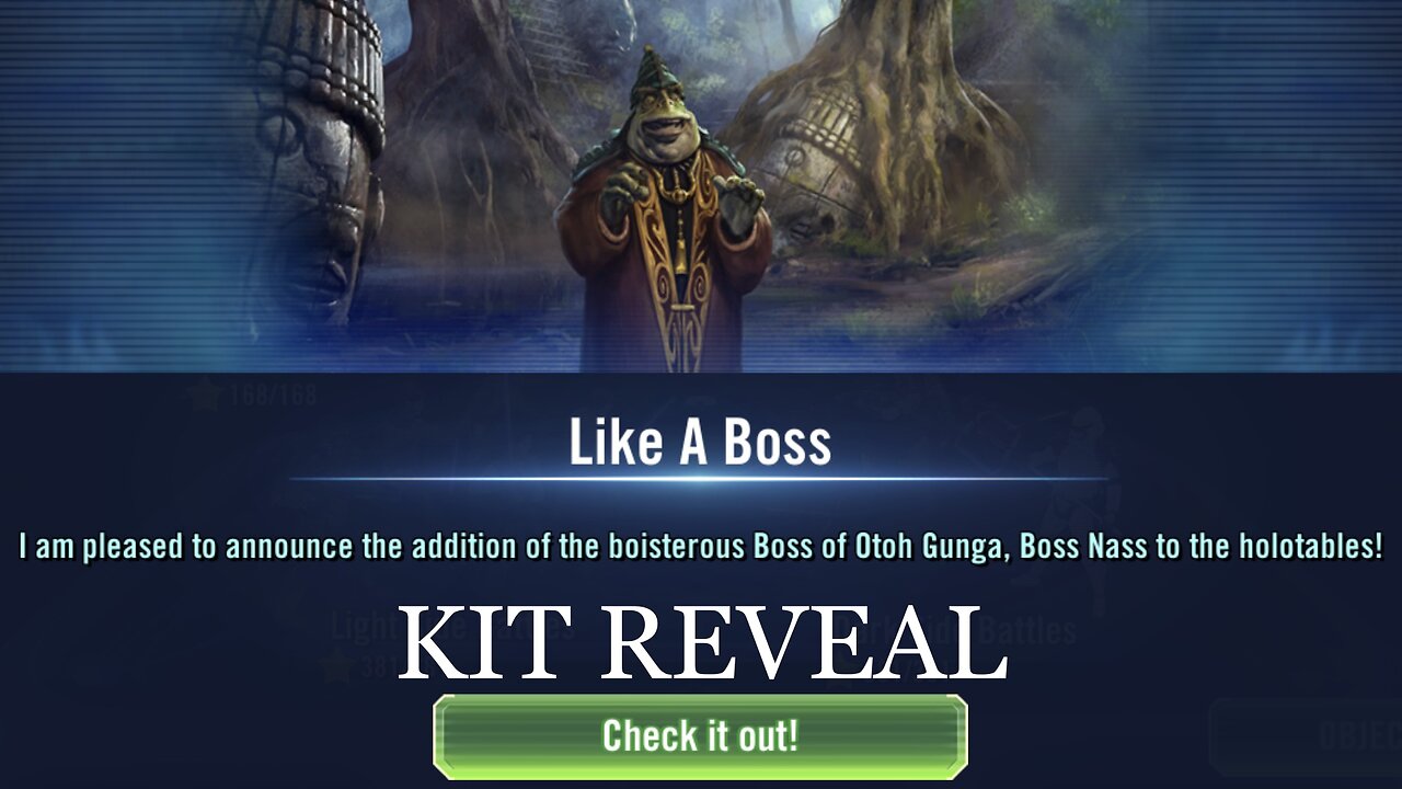 *NEW* Character Boss Nass Kit Reveal | First of the Gungans, Very Support Oriented (Like Mothma)