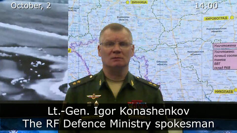 ⚡️🇷🇺🇺🇦(10/2/2022) RUSSIAN DEFENCE MINISTRY REPORT ON THE SPECIAL MILITARY OPERATION IN UKRAINE