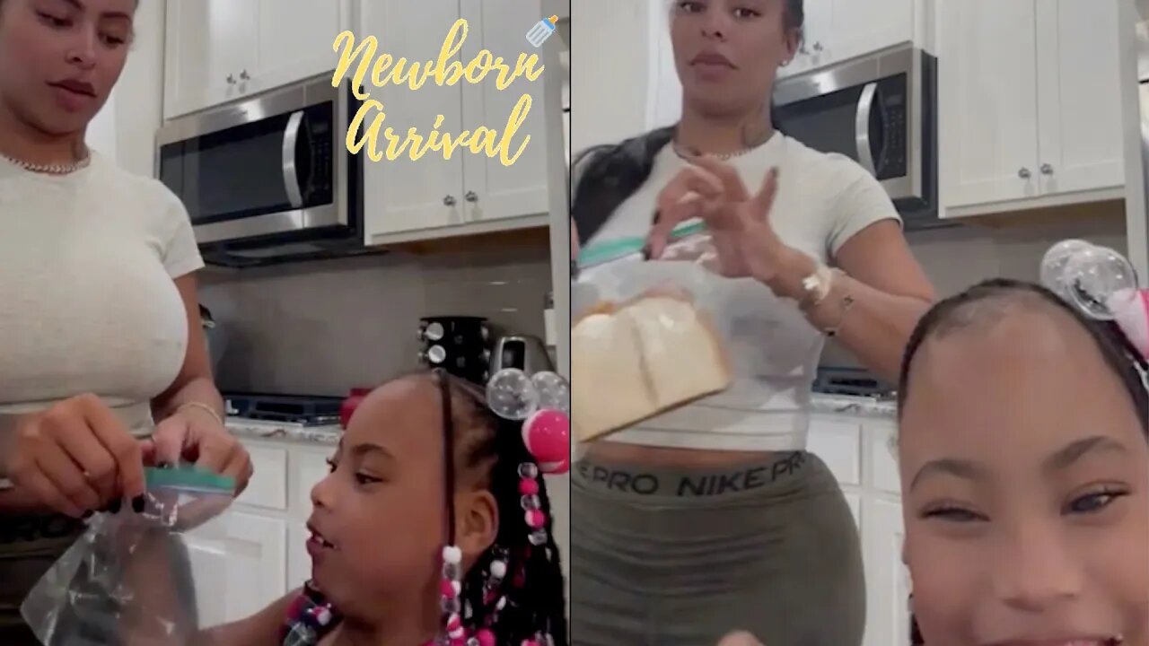 "We Got Money And Cash" Alexis Skyy & Daughter Alaiya Make School Lunch And Things Go Left! 😂